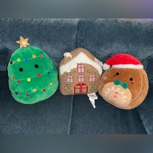 Christmas pillows (Kirkland’s and squishmallows)